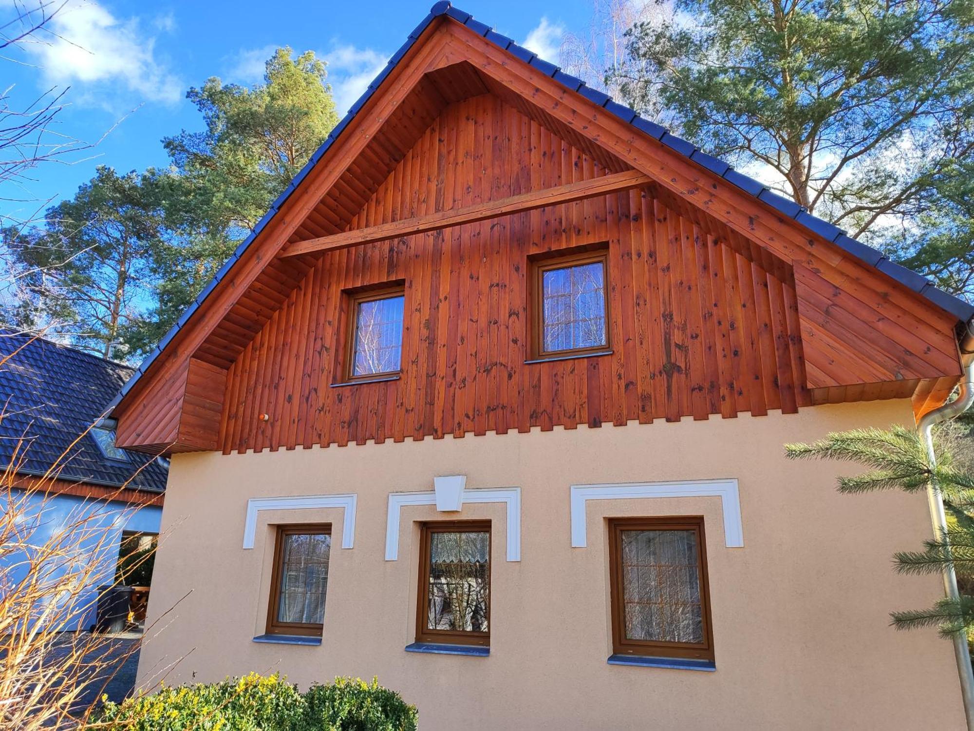 Chaty Kolodeje - Ubytovani U Reky V Soukromem Arealu-Orange Kolodeje nad Luznici Exterior photo